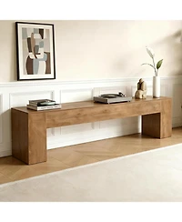 Tribesigns 70.8" Tv Stand, Wooden Entertainment Center, Low Tv Console Table for TVs Up to 80", Modern Chic Entertainment Center
