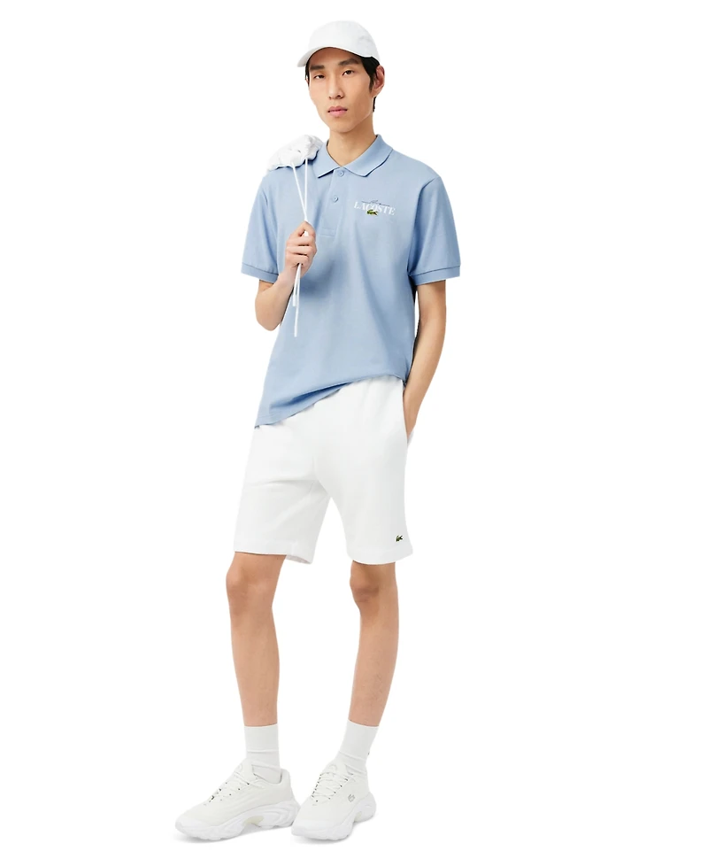 Lacoste Men's Classic-Fit Printed Polo Shirt