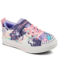Skechers Little Girls Twinkle Toes: Sparks - Unicorn Stay-Put Light-Up Casual Sneakers from Finish Line