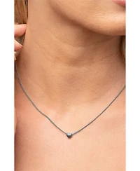 Bearfruit Jewelry Amara Petite Heart Pendant Necklace Dainty Trendy