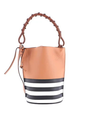 Pre-Owned Loewe Medium Gate Top Handle Bucket Bag Leather