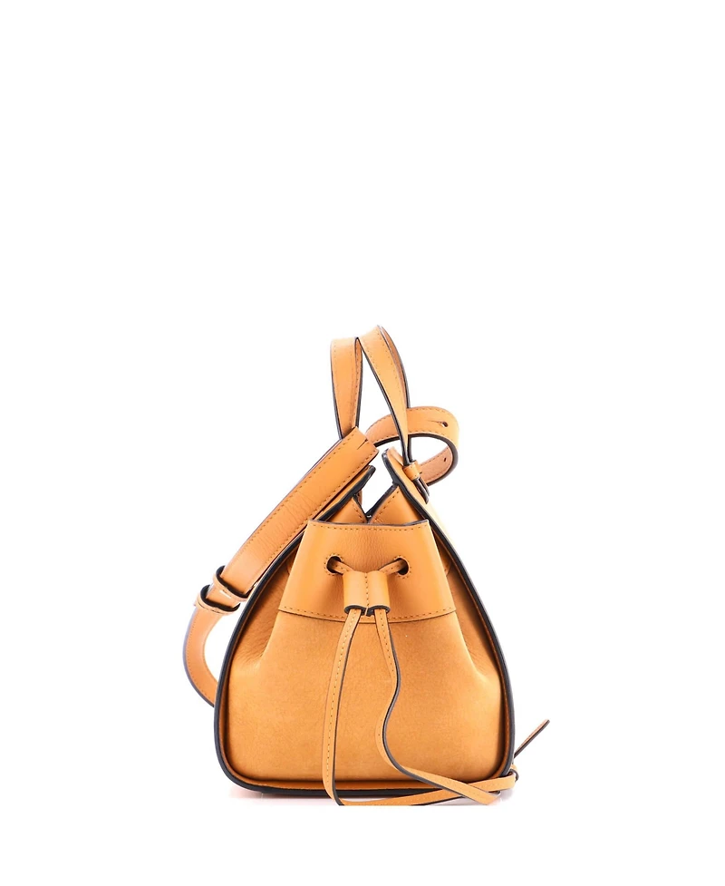 Pre-Owned Loewe Mini Hammock Bag Leather and Nubuck