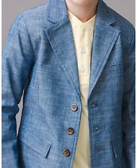 Hope & Henry Toddler Boys and Organic Short Sleeve Henley Tee