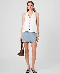 French Connection Women's V-Neck Top