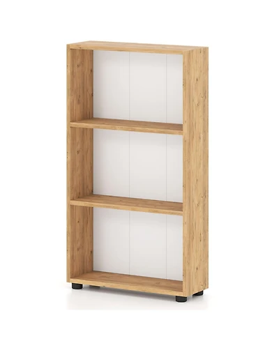 Slickblue 42 Inch 3 Tier Book Shelf with Anti Tip Kit Storage Organizer