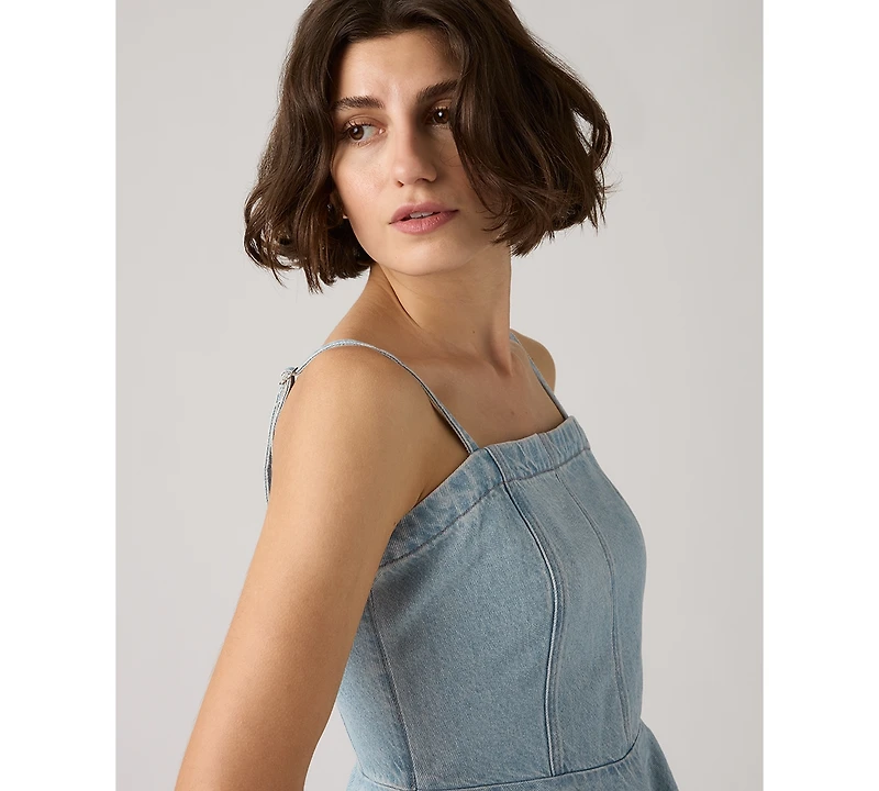 Levi's Women's Anderson Sleeveless Cotton Flounce Top