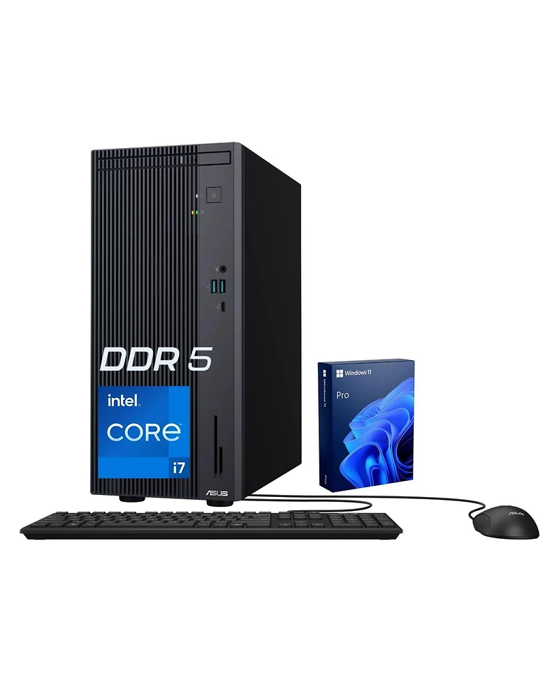 Asus V500 Tower Desktop Intel Core i7 16GB Ram Intel Uhd Graphics 512GB Ssd Storage Windows 11 Pro
