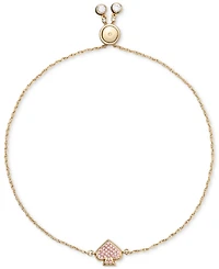 kate spade new york Gold Plated Pave Slider Bracelet