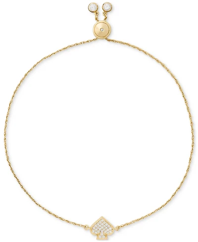 kate spade new york Gold Plated Pave Slider Bracelet