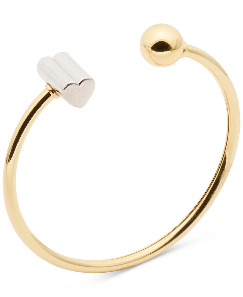 kate spade new york Two-Tone Plated Geo Pop Flex Cuff Bracelet