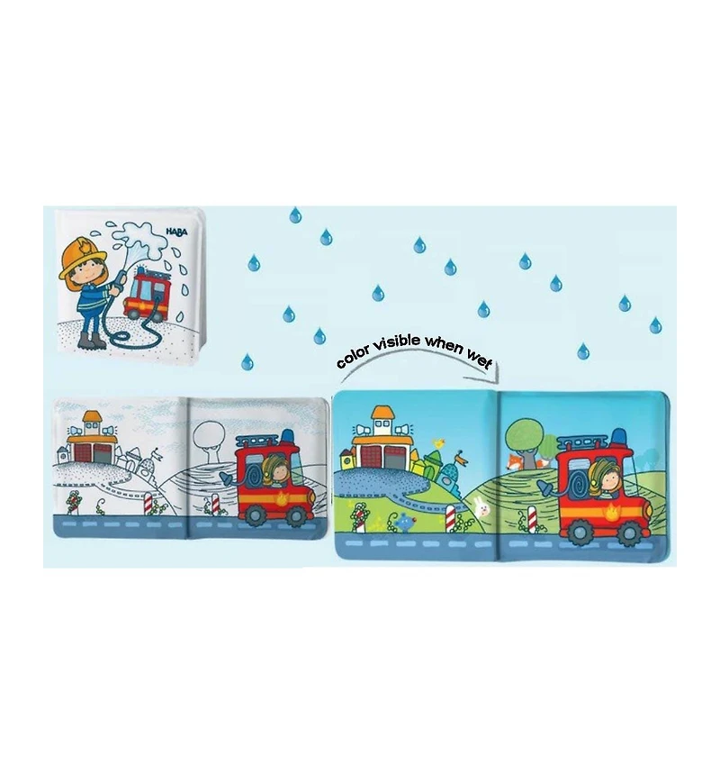Haba Fire Brigade Magic Color Changing Bath Book