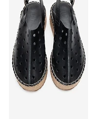 Forever & Always Shoes Women's Fraga Leather Wedge Sandal