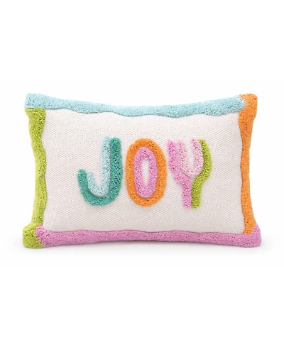 Vibhsa Playful Tufted Joy Lumbar Decorative Pillow, 14" x 20"