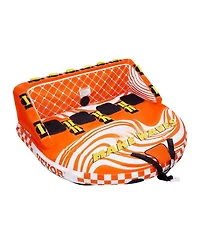 Mecale 1-4 Rider Towable Boat Tube with Nylon Cover and 22 Handles