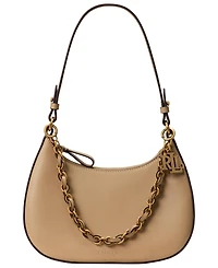 Lauren Ralph Lauren Marcy Medium Leather Shoulder Bag