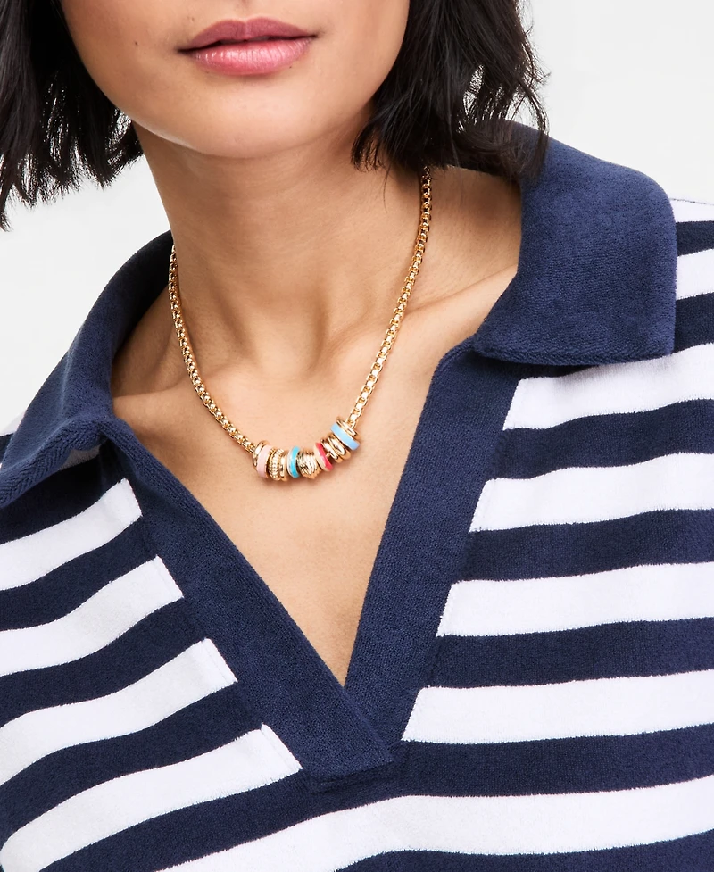 On 34th Women's Knit Terry Polo Top, Macy's Exclusive