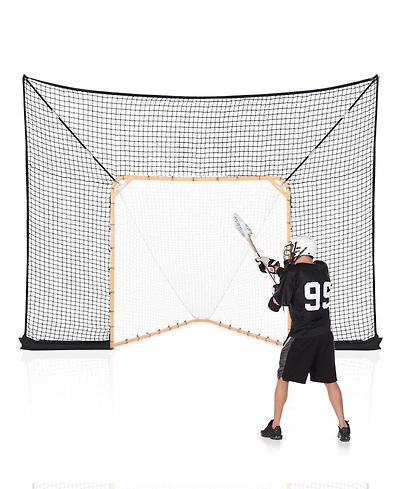 Mecale 12 x 9 Ft Lacrosse Goal Backstop Net