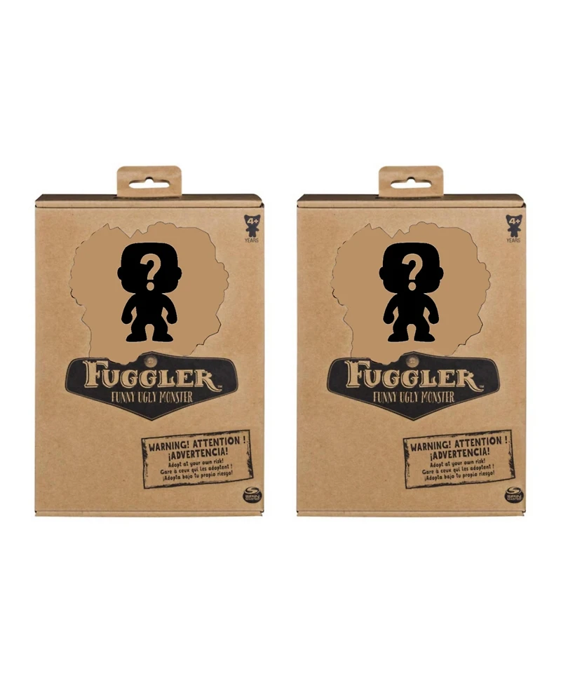 Fuggler Set of 2 Zuru Funny Ugly Monster Plush Toy Mystery Random Assortment