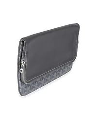 Pre-Owned Goyard Grey Goyardine Canvas Sainte Marie Soft Clutch