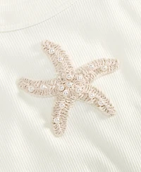 On 34th Women's Scoop-Neck Starfish Crochet Tank Top, Macy's Exclusive