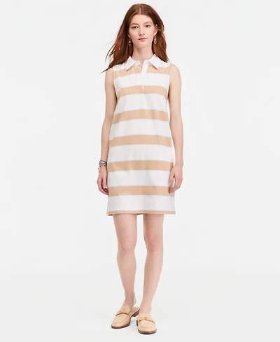 On 34th Women's Molly Stripe Sleeveless Polo Dress, Macy's Exclusive