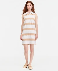 On 34th Women's Molly Stripe Sleeveless Polo Dress, Macy's Exclusive