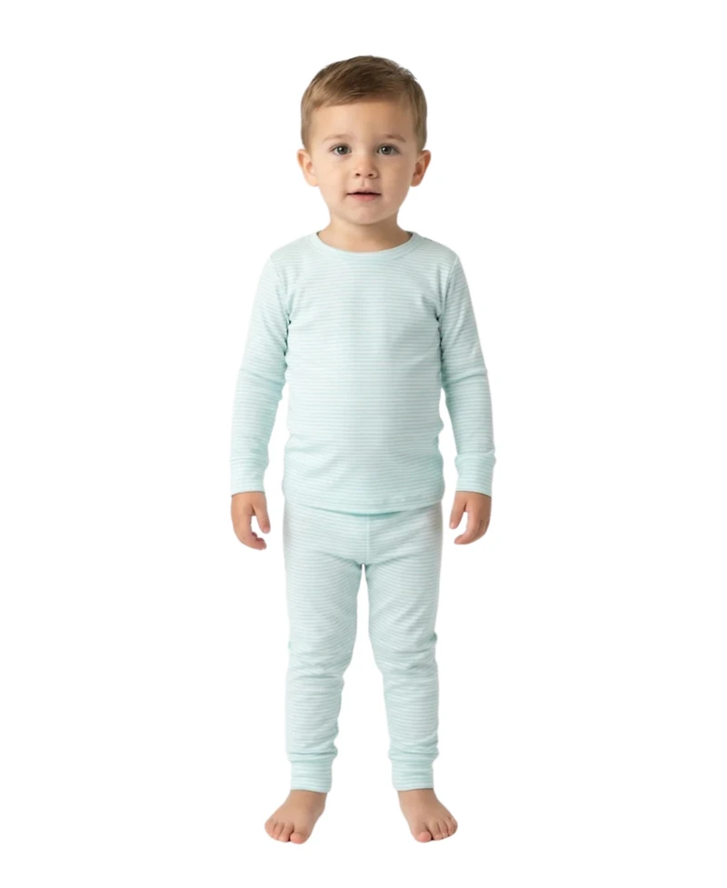 Motette Baby Boys Cloud Stripe Pajama Set