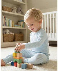 Motette Baby Boys Seaside Stripe Pajama Set