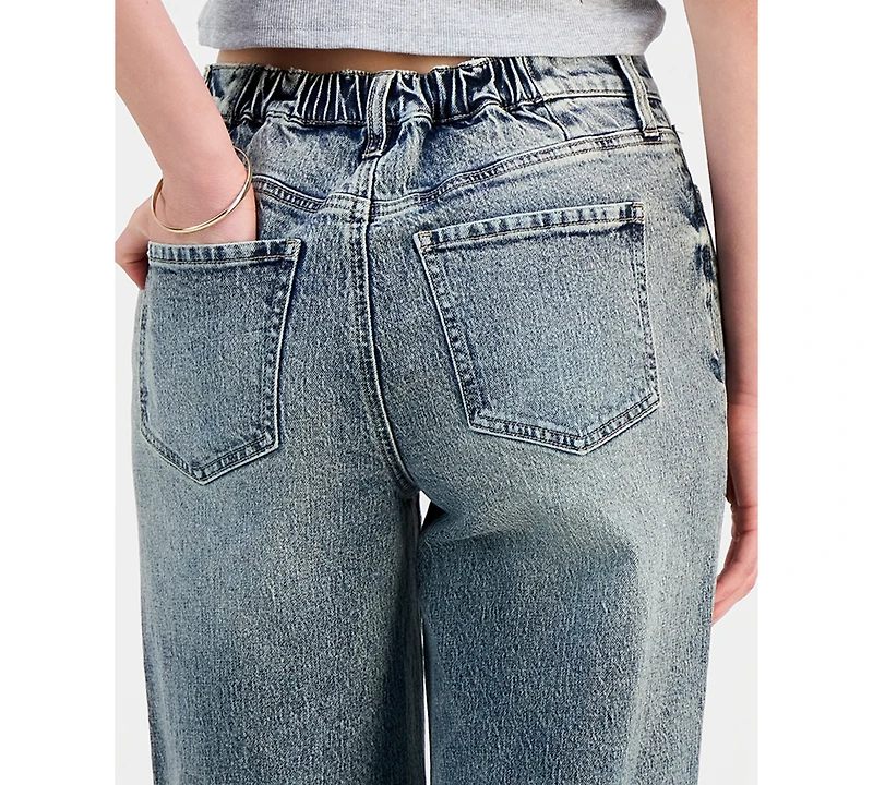 Celebrity Pink Juniors' Mandy Elastic-Waist Jeans