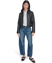 Levi's Women's Real Leather Laydown Collar Jacket