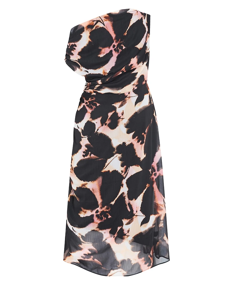 City Chic Women's Vivid Print Maxi Dress