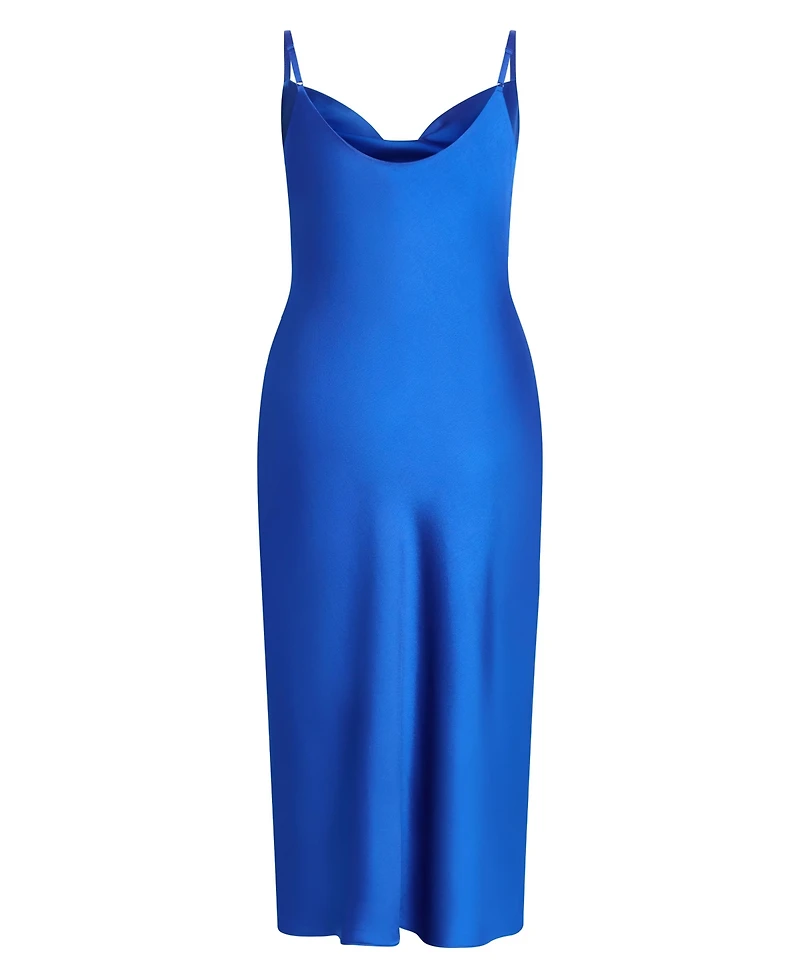 City Chic Women's Sadie Satin Slip Dress