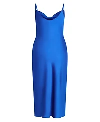 City Chic Women's Sadie Satin Slip Dress