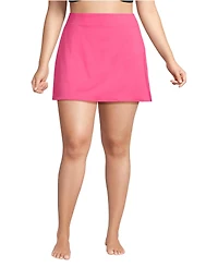 Lands' End Plus Tummy Control Swim Skirt