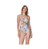 Gottex Women's Cherry Blossom C-Cup Square Neck One Piece