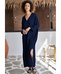 Ocean+Main Women's Gauze Arc Seam Caftan