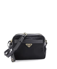 Pre-Owned Prada Mini Re-Edition 1978 Front Pocket Shoulder Re-Nylon with Saffiano Leather