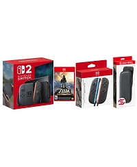 Nintendo Switch 2 Console with Zelda Breath of the Wild, Extra Joy-Cons Bundle and Protective Case