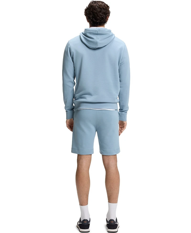 Boss By Hugo Men's Cotton-Terry Logo Patch Hoodie