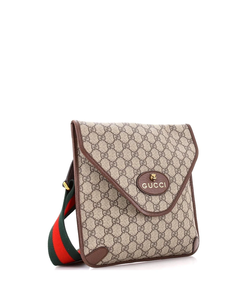 Pre-Owned Gucci Medium Neo Vintage Envelope Messenger Gg Coated Canvas