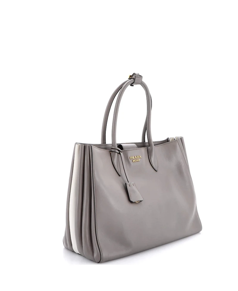 Pre-Owned Prada Soft Bibliotheque Tote City Calfskin