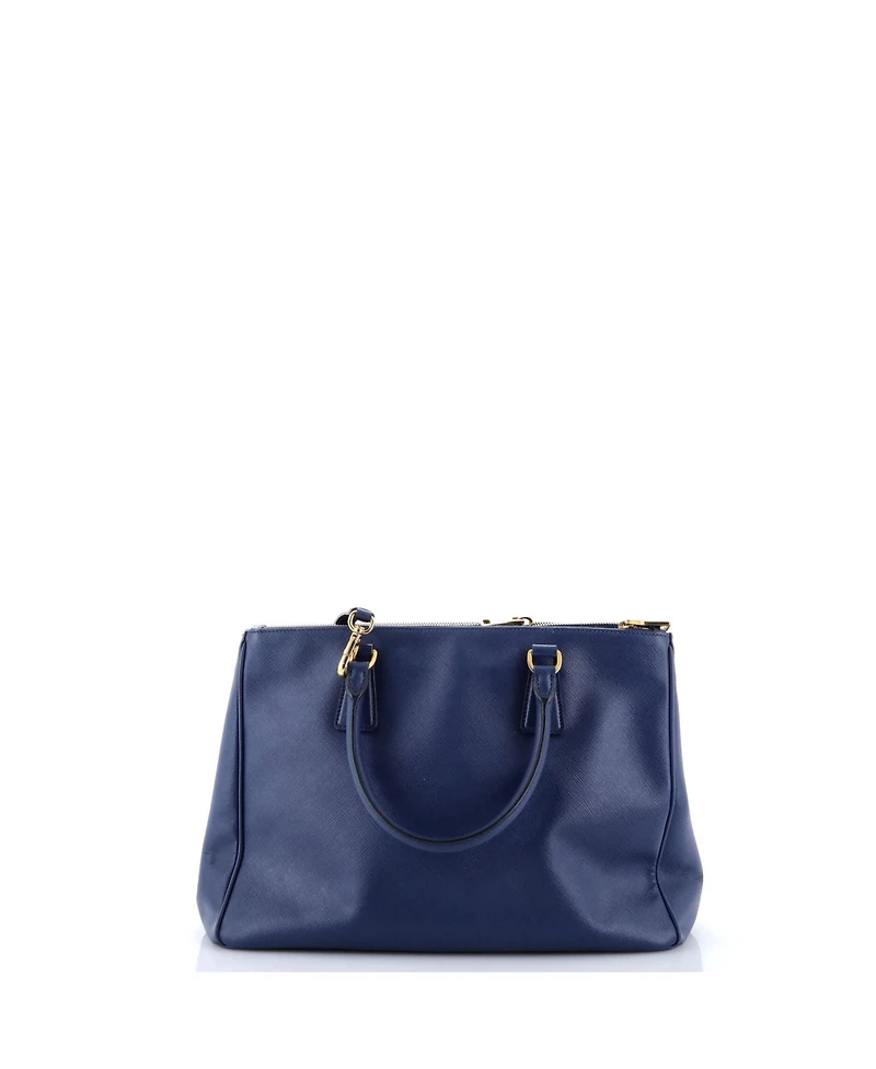 Pre-Owned Prada Galleria Double Zip Tote Saffiano Leather