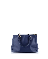 Pre-Owned Prada Galleria Double Zip Tote Saffiano Leather