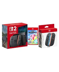 Nintendo Switch 2 Console with Kirby Air Riders and Extra Joy-Cons Bundle