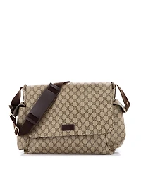 Pre-Owned Gucci Diaper Bag Gg Coated Canvas