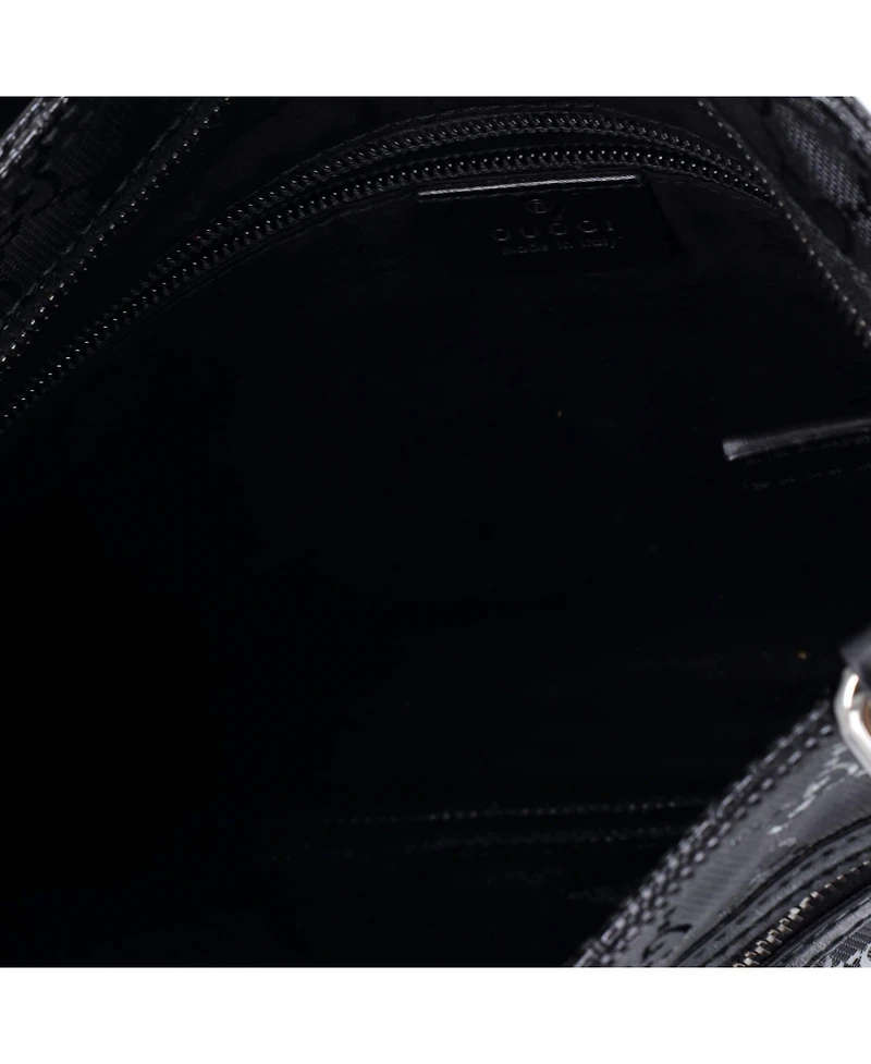 Pre-Owned Gucci Medium Front Zip Flat Messenger Bag Gg Imprime