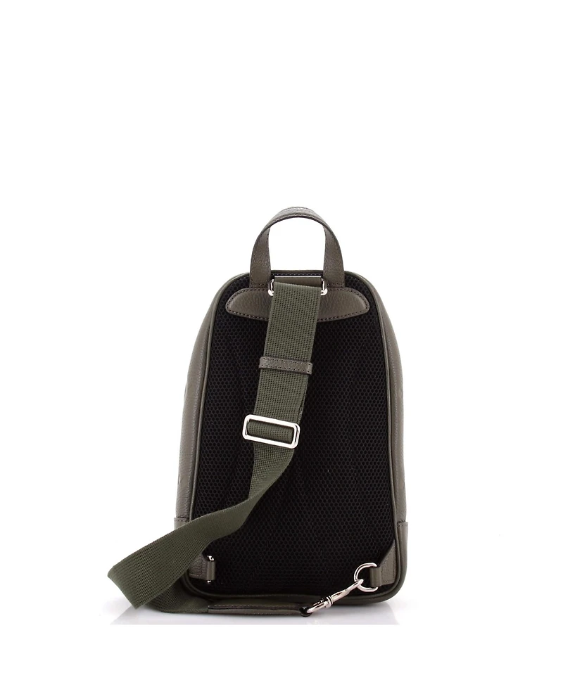 Pre-Owned Gucci Sling Bag Jumbo Gg Embossed Leather