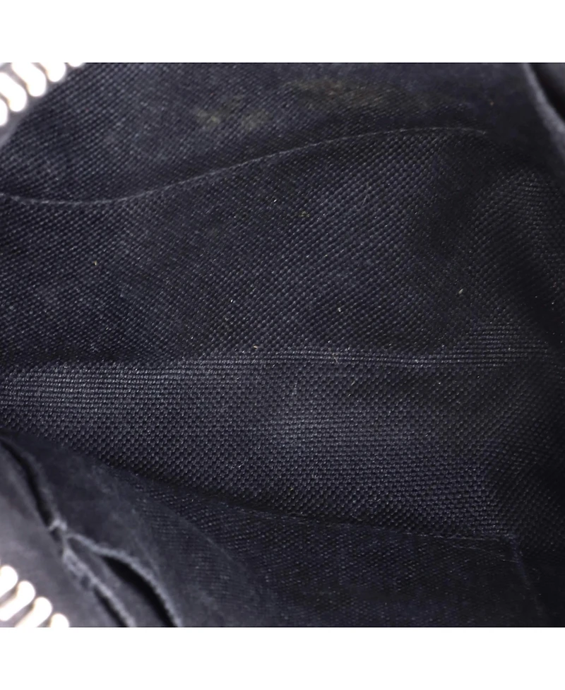 Pre-Owned Gucci Small Web Strap Front Zip Messenger Bag Gg Coated Canvas