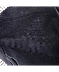 Pre-Owned Gucci Small Web Strap Front Zip Messenger Bag Gg Coated Canvas