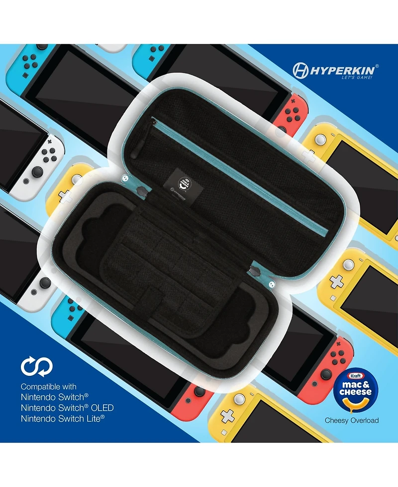 Hyperkin x Kraft Mac and Cheese Eva Hard Shell Carrying Case for Nintendo Switch/Oled/Lite
